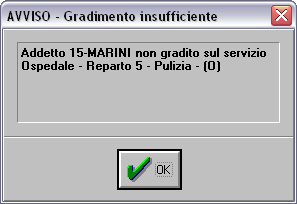 Avviso di gradimento